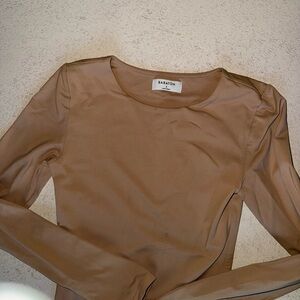 Aritzia/babaton CONTOUR CREW LONGSLEEVE BODYSUIT